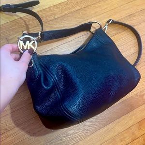 Michael Kors Black Leather Purse